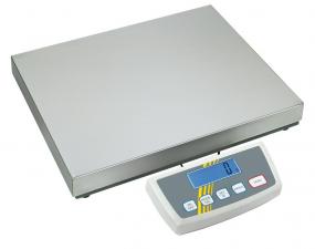 Lapos formátumú mérleg, mérési tartomány: 30/60 kg, leolvashatóság: 10/10 g, LCD-kijelző 25 mm-es számokkal